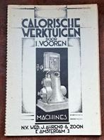 calorische werktuigen Machines door I. Vooren 1939, Boeken, Nieuw, Ophalen of Verzenden, I. Vooren, Installatietechniek