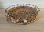 Riviera Maison rotan schaal – Rustic Rattan stijl, Ophalen of Verzenden, Zo goed als nieuw, Rond, Riet