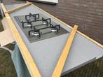 Keukenblad composiet werkblad 245 cm lang 70cm diep, Nieuw, Minder dan 100 cm, 200 cm of meer, Grijs