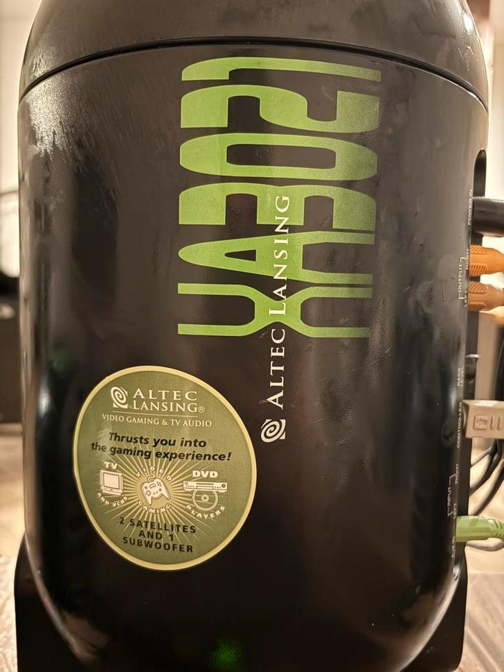 Altec Lansing XA3021 Retro Speakers - 2.1 Systeem, Audio, Tv en Foto, Luidsprekers, Gebruikt, Complete surroundset, Minder dan 60 watt