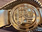 Goldkleurige riem RL, 38-40/M/85cm synthetisch, perfect!, 80 tot 90 cm, 3 tot 5 cm, Verzenden, Nieuw