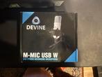 Devine USB Microfoon met Statief & Shockmount, Ophalen of Verzenden, Zo goed als nieuw, Studiomicrofoon
