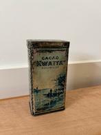 Kwatta Solubilisé blik met Delfsblauwe voorstellingen, Ophalen of Verzenden, Gebruikt, Overige, Overige merken