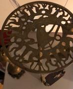 Koperen haard stelletje, er mist er 1., Ophalen, Gebruikt, Inbouwhaard, Houthaard