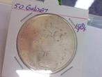 50 gulden 1984, Postzegels en Munten, Munten | Nederland, Koningin Beatrix, Zilver, Ophalen of Verzenden, Losse munt