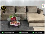GRATIS LEVERING Velvet Loungebank 305x205 GEREINIGD