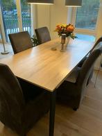 Mooie Eettafel - Moet nu weg! - zeer goede staat!, Ophalen, Kunststof, 50 tot 100 cm, Zo goed als nieuw