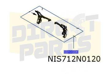 Nissan Townstar / Renault Kangoo achterbumpersteunset Links+ beschikbaar voor biedingen