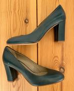 Noé Pumps - Groen leer - Maat 36,5, Kleding | Dames, Ophalen of Verzenden, Zo goed als nieuw, Groen, Pumps