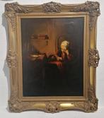 Antiek schilderij op doek - gesigneerd, Antiek en Kunst, Kunst | Schilderijen | Klassiek, Ophalen