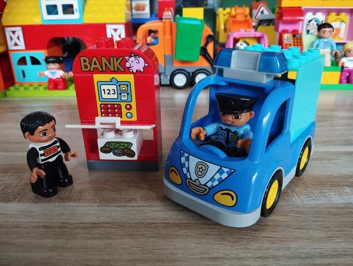 Lego Duplo Politiepatrouille 10809, Kinderen en Baby's, Speelgoed | Duplo en Lego, Gebruikt, Duplo, Ophalen of Verzenden