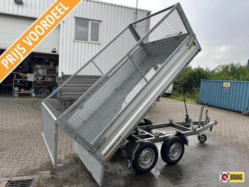 HUMBAUR KIPPER+LOOFREKWERK 2018 256X150 2000KG, Auto diversen, Aanhangers en Bagagewagens, Gebruikt