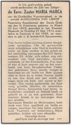 Oirschot zr. Aldegonda van Lierop 1875 Weert + 1945 Someren, Verzenden