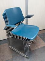 Usa Matrix Krueger Design stoelen, Blauw, Kunststof, Gebruikt, Ophalen of Verzenden