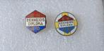 2 verschillende emaille EHBO Eenheidsdiploma brochespelden, Ophalen of Verzenden, Gebruikt, Overige onderwerpen, Speldje of Pin