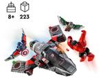 LEGO Marvel 76292 Captain America Vs Rode Hulk duel 223dlg, Ophalen of Verzenden, Nieuw, Complete set, Lego