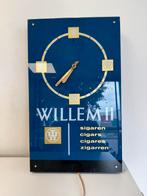 Willem II Sigaren Reclame Klok, Antiek en Kunst, Antiek | Klokken, Ophalen of Verzenden