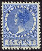 Nederland 1926, Wilhelmina “Veth”, 15 cent, met watermerk, Postzegels en Munten, Postzegels | Nederland, Verzenden, T/m 1940, Gestempeld