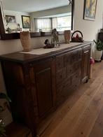 Kast met spiegel, Ophalen, Gebruikt, 150 tot 200 cm, Met lade(s)