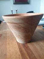 Terracotta bloempot, Rond, Binnen, Zo goed als nieuw, Minder dan 40 cm