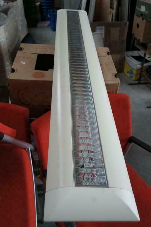 TL Armaturen HF incl. T5-buis hang/opbouw €22,50, Doe-het-zelf en Verbouw, Bouwverlichting, Zo goed als nieuw, Lamp met armatuur