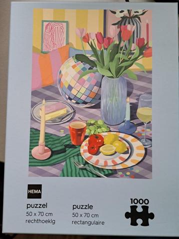 Hema puzzel 1000 stukjes beschikbaar voor biedingen