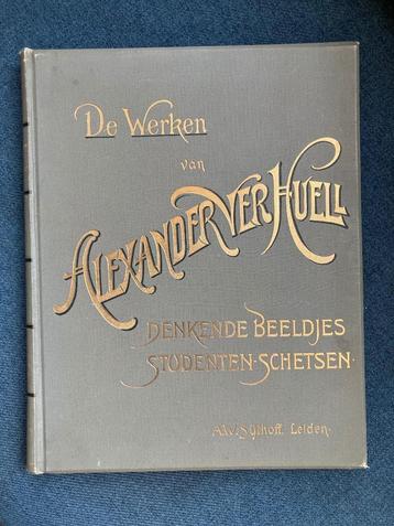 Antiek boek Studentenschetsen Ver Huell Leiden Minerva beschikbaar voor biedingen