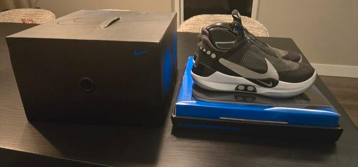 NIKE ADAPT BB “BLACK PURE” – SELF LACING – COMPLEET, Kleding | Heren, Schoenen, Zo goed als nieuw, Sneakers of Gympen, Zwart, Ophalen of Verzenden