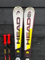 Kinder Ski Head Super Shape 137cm + Stokken, Ophalen, Gebruikt, 100 tot 140 cm, Carve
