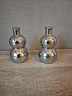 2 zilveren vaasjes, Overige materialen, Overige kleuren, Ophalen of Verzenden, Zo goed als nieuw