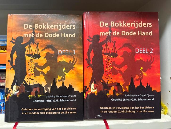 De Bokkerijders met de Dode Hand - 2 delen, Boeken, Streekboeken en Streekromans, Gelezen, Limburg, Ophalen of Verzenden