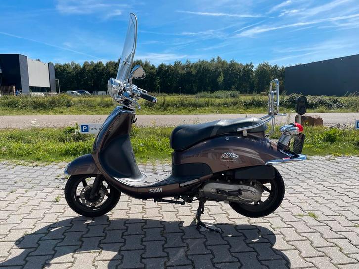 Scooter - Sym Allo coffee, Fietsen en Brommers, Snorfietsen en Snorscooters, Gebruikt, SYM, Benzine, Ophalen