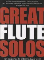 easy-intermediate: Great flute solos-60 songs!!Aanrader, Ophalen of Verzenden, Zo goed als nieuw, Populair, Dwarsfluit of Piccolo