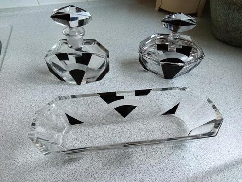 Kaptafel set vintage, Antiek en Kunst, Antiek | Glas en Kristal, Ophalen of Verzenden