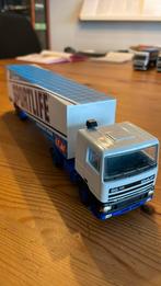 Daf 95 400 Ati truck met oplegger “Sportlife “, Hobby en Vrije tijd, Modelauto's | 1:50, Ophalen of Verzenden, Gebruikt, Bus of Vrachtwagen