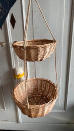 Hang manden, Ophalen of Verzenden, Zo goed als nieuw, Rond, Riet