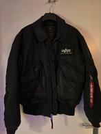 ALPHA INDUSTRIES Zwarte Bomberjack - Maat L, Ophalen of Verzenden, Maat 52/54 (L), Zwart