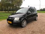 Fiat Panda - weinig gelopen, open dak, airco & veel extra’s, Auto's, Fiat, Voorwielaandrijving, Stof, Zwart, Origineel Nederlands