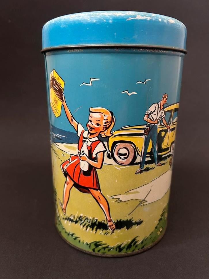 Vintage Jaren ‘50 Brinta Voorraadblik, Verzamelen, Blikken, Zo goed als nieuw, Overige, Ophalen of Verzenden