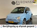 Fiat 500 C 0.9 TwinAir Lounge Navi Cabrio Halfleer Airco Pdc, Auto's, Fiat, 86 pk, Gebruikt, Cabriolet, Origineel Nederlands
