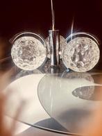 Italiaanse “60’s lamp met glazen kraterbollen, Ophalen of Verzenden