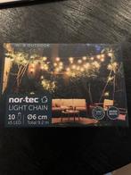 Nortec Lichtketting IP44 50 LED Warm Wit Binnen&buiten 9.2M, Tuin en Terras, Buitenverlichting, Ophalen, Kunststof, Minder dan 50 watt