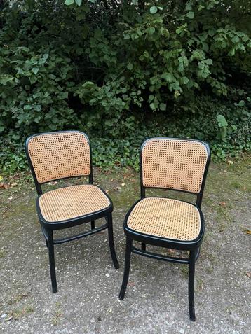 2 eetkamerstoelen (vintage/thonet stijl/webbing) beschikbaar voor biedingen