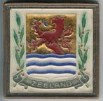 Porceleyne Fles Tegel wapen Zeeland gaaf, Ophalen of Verzenden