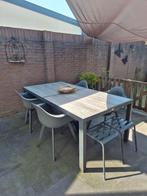 Tuinset met stoelen, Ophalen, Gebruikt, Aluminium