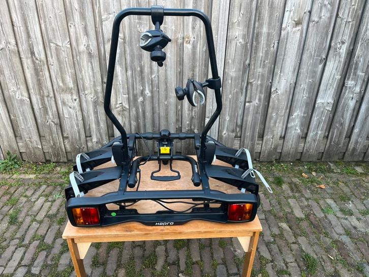 Hapro fietsendrager atlas 2, 7 polig, Auto diversen, Fietsendragers, Zo goed als nieuw, Trekhaakdrager, Ophalen of Verzenden
