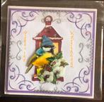 Nieuwe zelfgemaakte kerstkaart 3D borduur, Hobby en Vrije tijd, Kaarten | Zelfgemaakt, Ophalen of Verzenden, Nieuw, Kerst