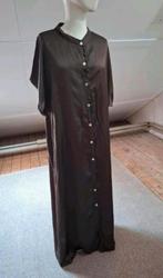 Jurk Maat M - Viscose & Zijde, Maat 38/40 (M), Bruin, Ophalen of Verzenden, Zo goed als nieuw