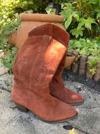 Zgan leren bruine cowboy laarzen maat 37, Kleding | Dames, Schoenen, Ophalen of Verzenden