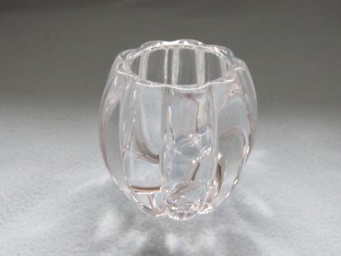 ZGAN zware glazen waxinelichthouder Rasteli helder 8 cm #2, Huis en Inrichting, Woonaccessoires | Kandelaars en Kaarsen, Zo goed als nieuw